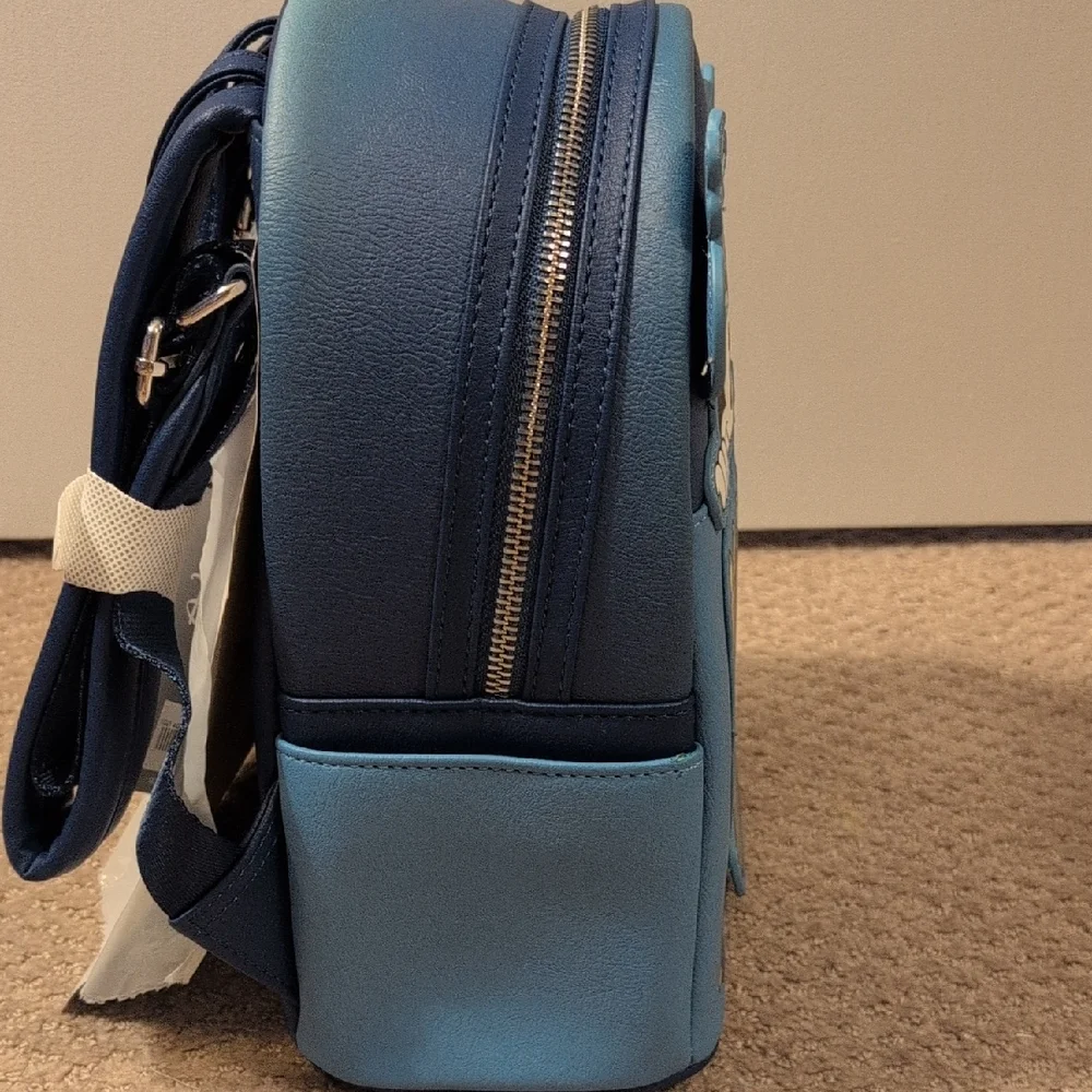 Loungefly Disney Parks Mickey And Minnie Light Up Hanukkah Mini Backpack & Ears